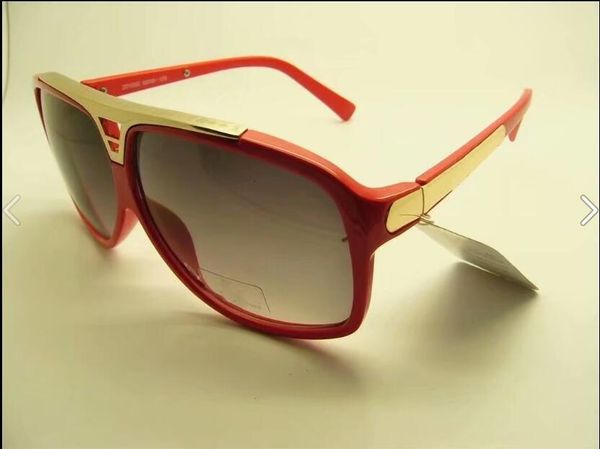 

the latest sales of popular fashion designer sunglasses in 4 colors square frame anti-uv400 lenses with the original box, White;black