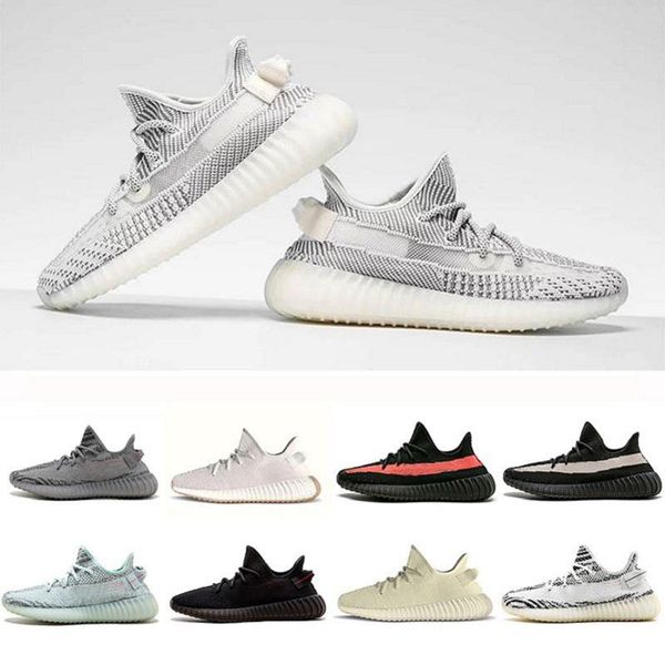

2019 static sesame butter men women running shoes kanye west beluga 2.0 orange bred blue tint cream sports sneakers size 36-45