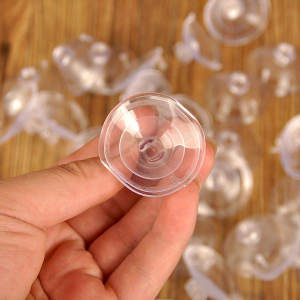 

10pcs/lot high-end sucker suction cups mushroom head suckers cup button transparent powerful perforated 4cm large