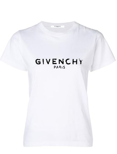 

summer womens short sleeve t-shirt letter printing fashion clothes simple round collar t-shirt summer pure cotton breathable shirt tees, White