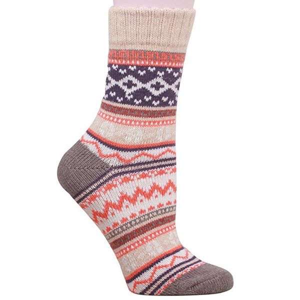 

socks & hosiery 5 pairs womens knit printed warm wool breathable lovely moistureproof sock meias hocok soxs 12.31, Black;white