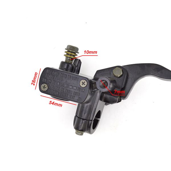 

motorcycle disc brake motorbike master cylinder pump with lever for gy6-125 gy6-150 scooter moped atv dirt bike taotao
