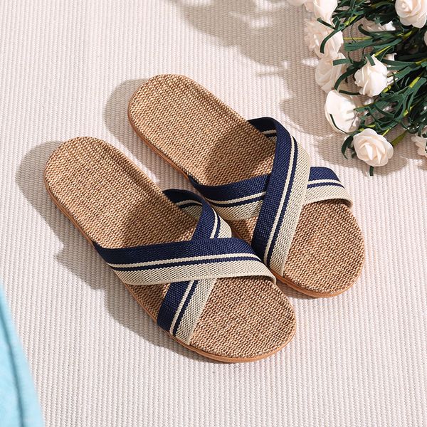

weh men slippers sandals flip flops 2020 new summer fashion breathable non-slip shoes man home slides striped casual female, Black