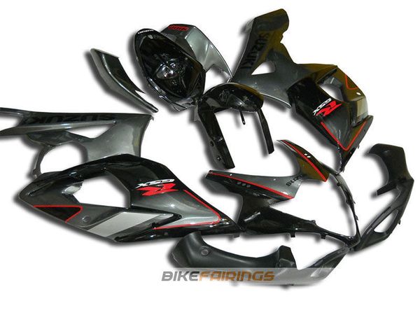 

4 gifts new abs motorcycle full fairings kits fit for suzuki gsx-r1000 k5 2005 2006 05 06 bodywork set gray