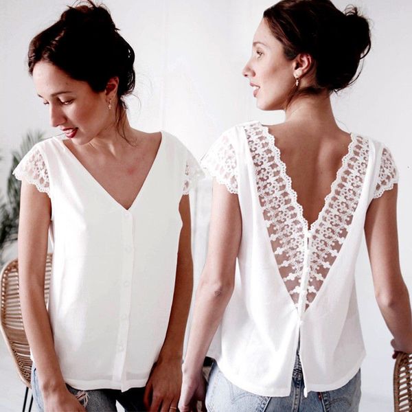 

women clothes lace blouses casual short sleeve lace and elegant ladies summer v neck harajuku blouse white ladies blusa feminina