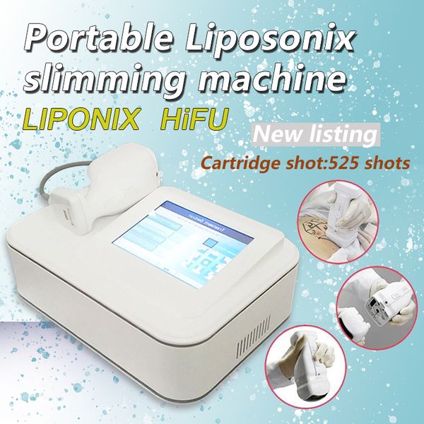 

2019 portable new portable hifu high intensity focused ultrasound liposonix cellulite reduction slimming machine ce/dhl