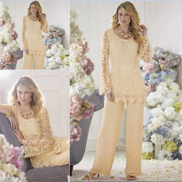 

modest lace long sleeve mother of bride groom pant suit dresses wild legs mother jumpsuits loose mother dress custom made plus siz2409, Black;red