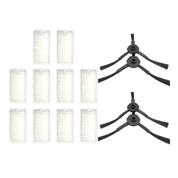 

14pcs / set side brushes and filters vacuum cleaner parts for cr120