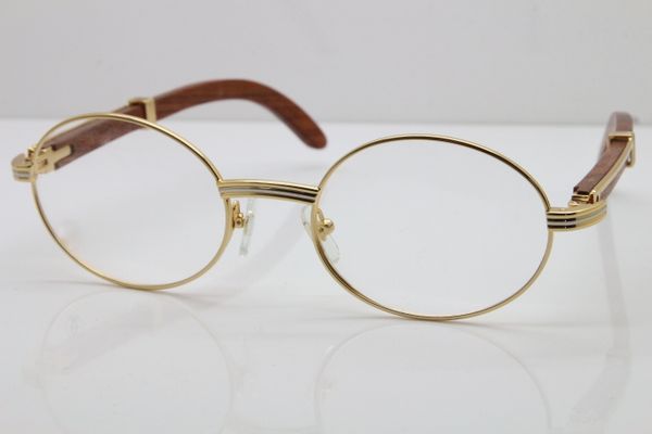

wholesale wood size:57-22-135 eyeglasses designer 7550178 frames vintage glasses silver with box eye frame women glasses wooden tsxb, White;black