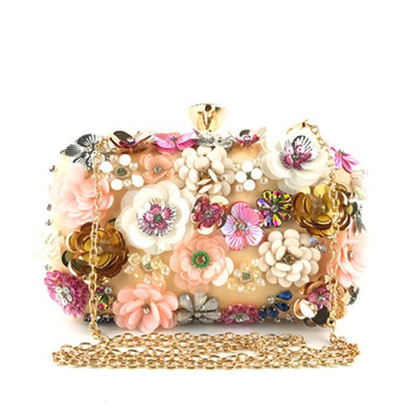 

colorful flower purse evening bags women formal party wedding prom cocktail party handbags sale-wt