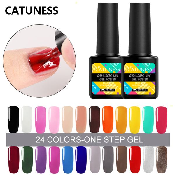 

catuness nail art гель-лак gelpolish vernis полупостоянный хорошее качество уф-гель лак для ногтей длительный лак, Red;pink