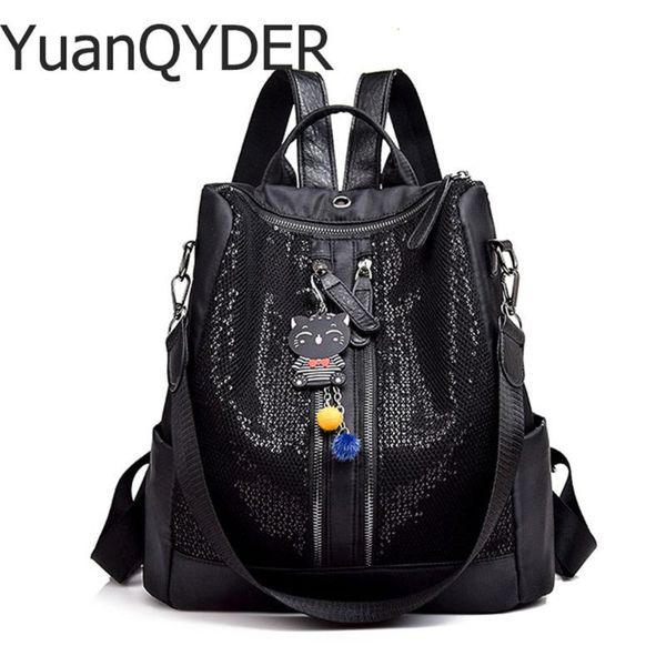 

2020 designer backpack women vintage leather school bags for teenagers girls travel back pack female mochilas mujer