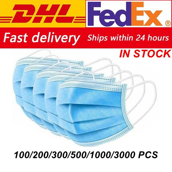 

Бесплатный DHL UPS быстрая доставка устранимый лицевой щиток гермошлема с CE основными 3 слойные ухо петли анти пылезащитный лицо респиратор маски non сплетенный фильтр Mascherine