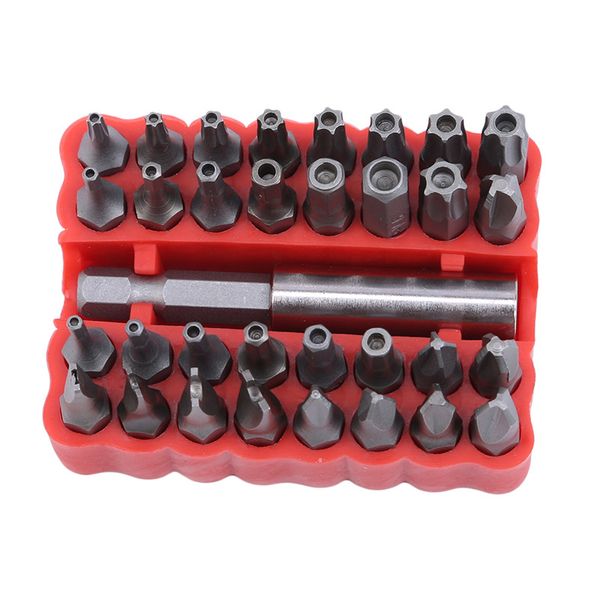 

33 шт. / лот отвертка безопасности бит набор отверток специальной формы высокое качество прочный удобный электрические отвертки