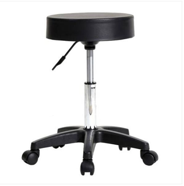 

fashion wholesales round stool plastic arch feet rotation bar stool black