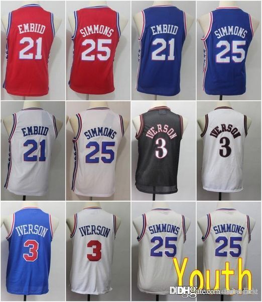 embiid kids jersey