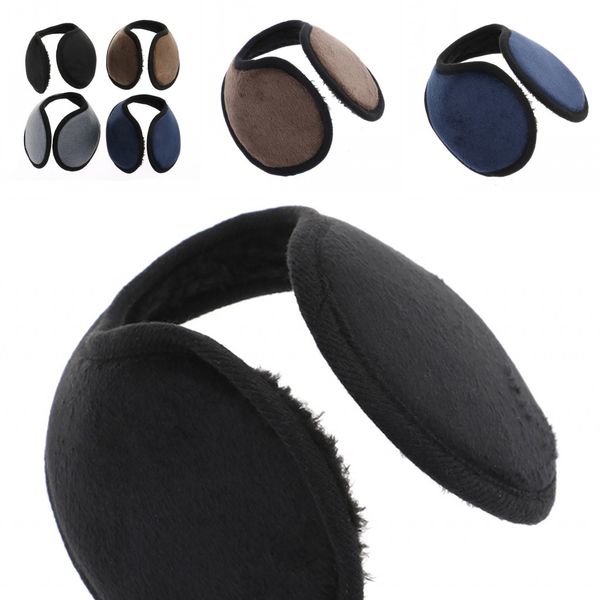 

2018 новый 1pc мужской женский earmuff solid color winter ear muff wrap диапазона мочки уха черный кофейный серый синий ear warmer для женщи, Blue;gray