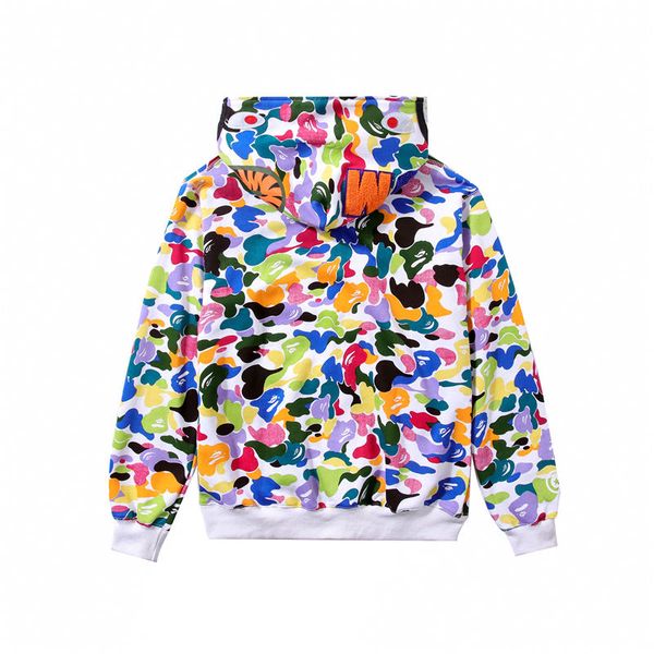 

Colorful Designer Men's Coat Long Sleeve Brand Hooded Zipper Jacket Hip Hop Streetwear Sweater Men Fashion Style Cardigan Top M-2XL iiceec