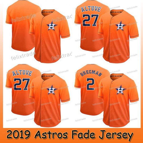 

Houston Fade Jerseys 4 George Springer Alex Bregman Astros Michael Brantley Jose Altuve Carlos Correa Josh Reddick Justin Verlander Gurriel