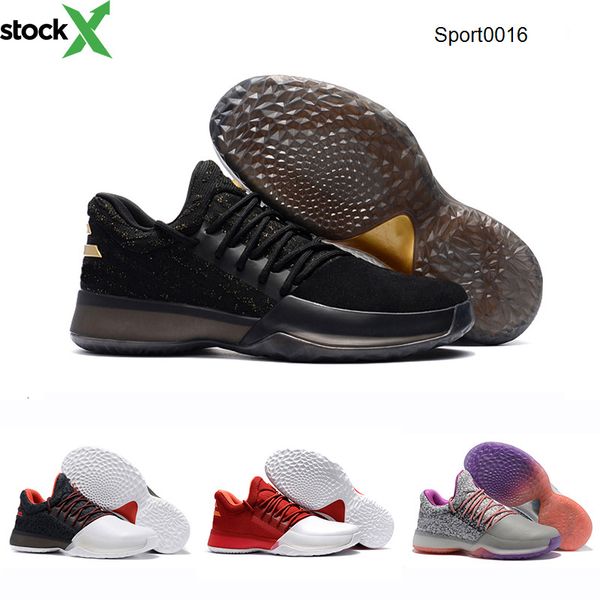 

classic james harden vol.1 black history month white orange gold mens basketball shoe harden 1s low trainer sports sneakers 40-46