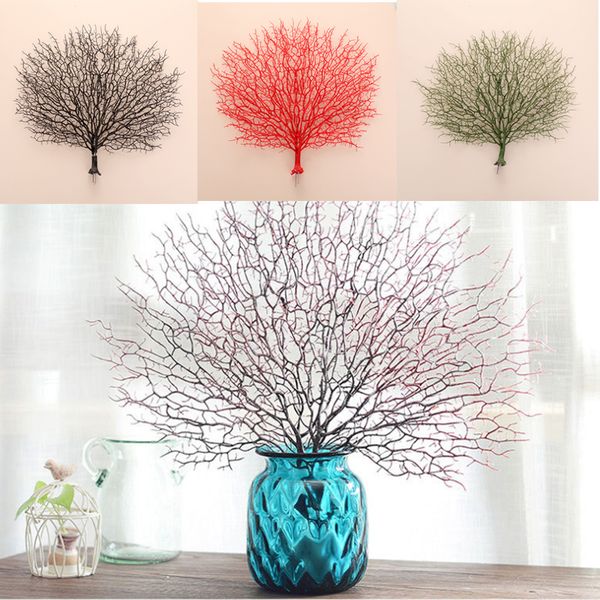 

flowers plant coral branch peacock shape home party wedding decoration decor