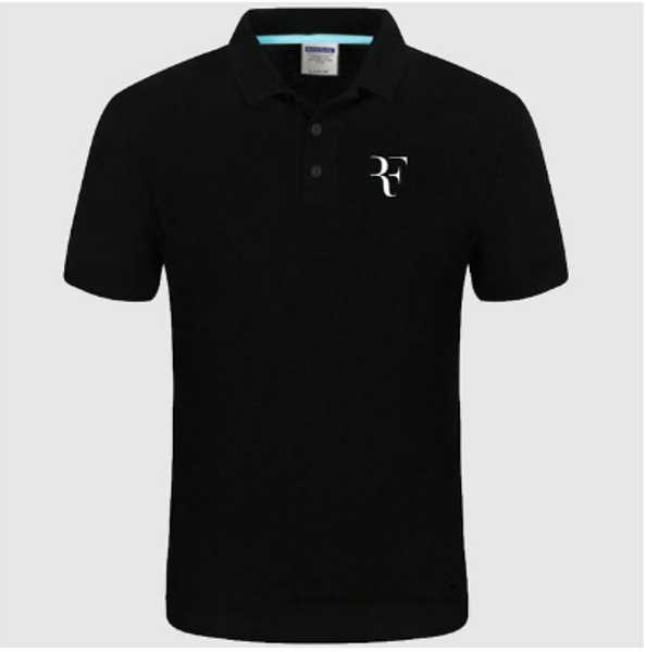 

2020 new polo shirt rf roger federer logo cotton polo shirt short sleeve high quantity shirts