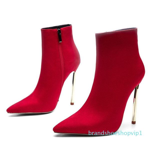 

горячая распродажа-высокое качество женские золотые туфли на шпильке модные роскошные дизайнерские женские ботинки суперзвезды сапоги сексуа, Black