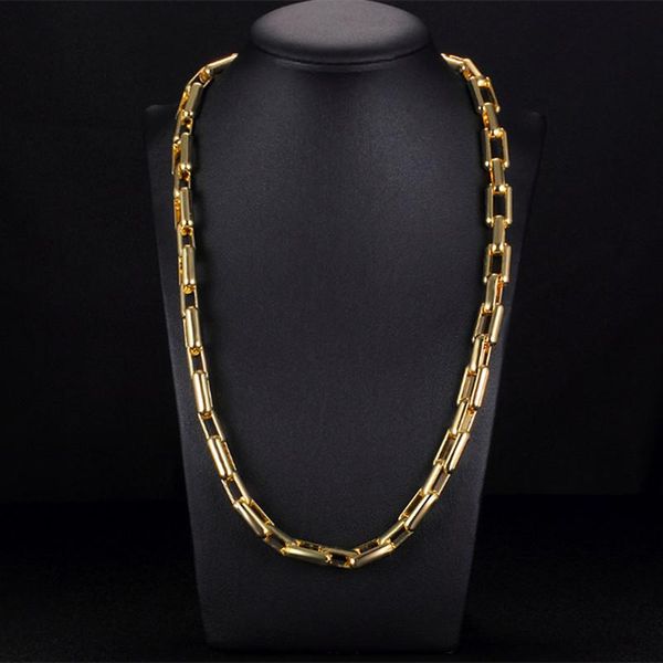 

ИСИ старинные мужские ожерелье цепь золото новые модные толстые длинные цепи для