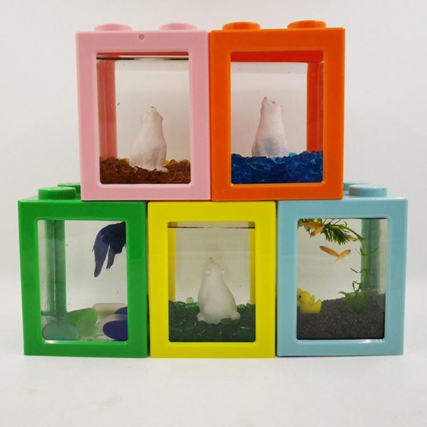 

asypets stacking экологический ковш mini fish tank водоросли бал паук box малый мини reptile ряд цилиндров