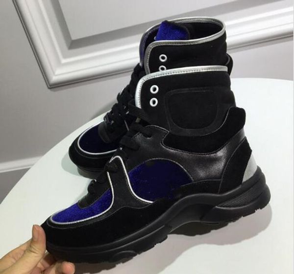 

new mens high green suede red bottom casual designer shoes ,fashion gentleman designer lace-up sneakers size 35-45 no1063, Black