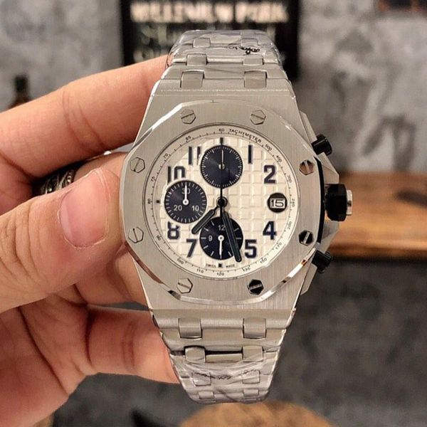 

mens designer watches luxury watch 6-pin quartz movement watches montre de luxe famous man watch 316 stainless steel, Slivery;brown