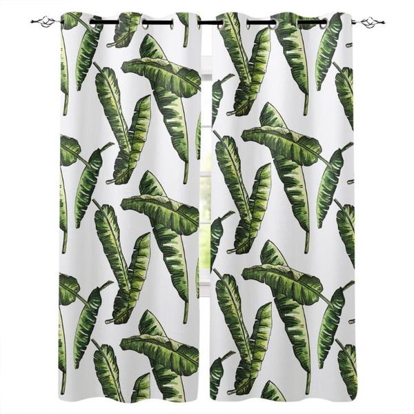 

tropical plants window curtains for living room decorative items living room polyester household goods