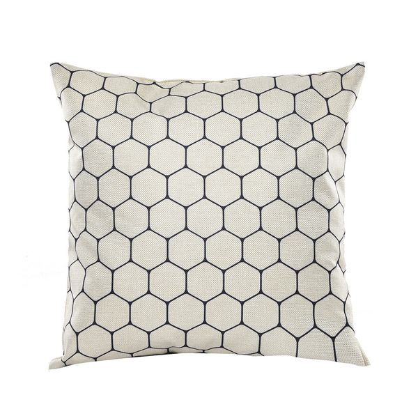 

black and white geometric abstract decorative polyester pillowcase cushion cover maroon pillow cover geometric pillow case