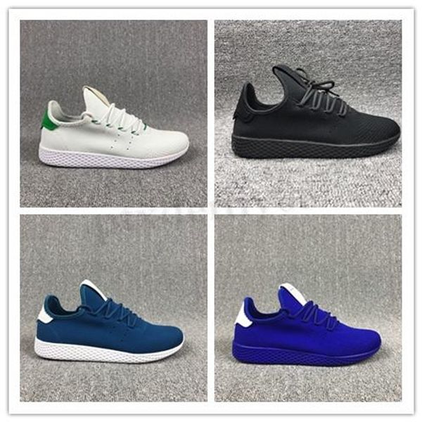 

2017 новый pharrell williams теннис hu primeknit мужская женская оригинальная обувь pharrell williams оптовая drop shipping sh03, Black;brown