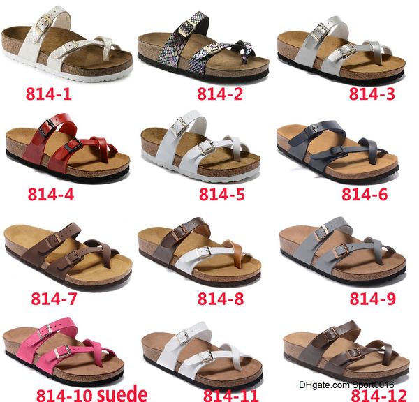 

mayari 2020 new style summer beach cork slipper flip flops sandals women men color casual slides shoes flat 35-46 gxp2, Black