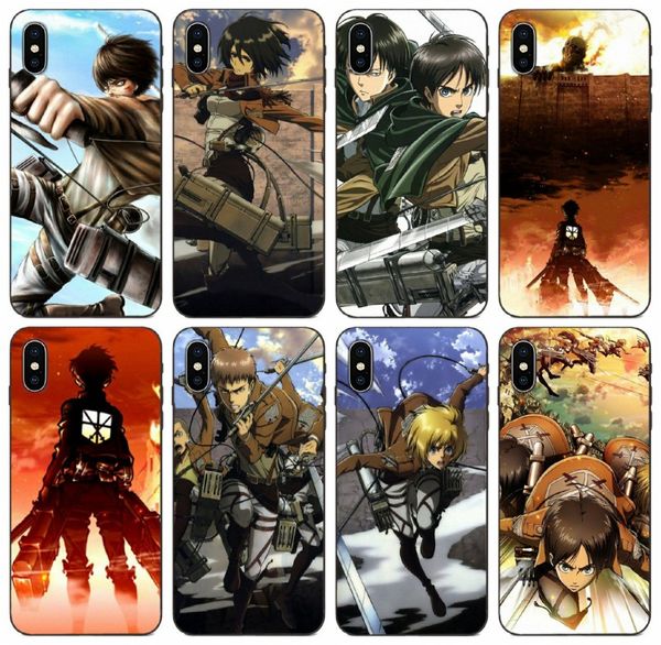 

[tongtrade] attack on titan mikasa case for iphone 11 pro x xs max xr 8s 7 6 plus galaxy core 8262 prime huawei mate 30 sony z5 premium case