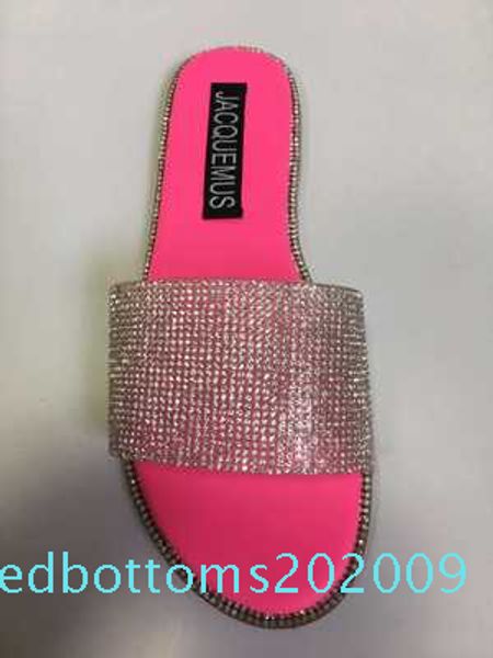 

women ins bling slippers flat casual ladies slides open toe outside shiny decoration soft beach shoes summer female footwear r09, Black
