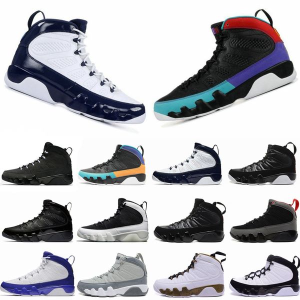 

9 dream it, do it unc bred lakers space jam anthracite statue barons men basketball shoes sneakers new ix 9s sport trainer