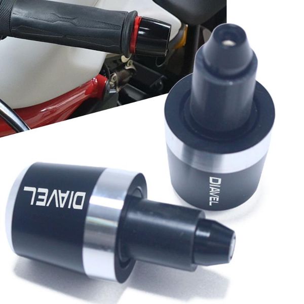 

для diavel 2011 2012 2013 2014 2015 мотоцикл с чпу 22 мм руль ручки ручка бар крышка торцевые заглушки