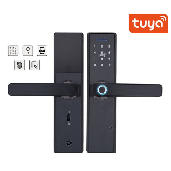2019 Tuya Wifi Fingerprint Smart Door Lock Security Home Keyless