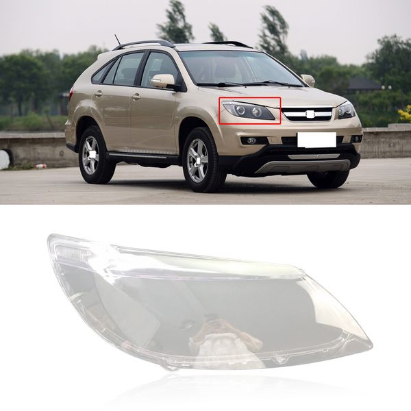 

capqx for byd s6 11-15 front headlight headlamp mask hood clear waterproof headlight lampcover lampshade shell lid trim hood