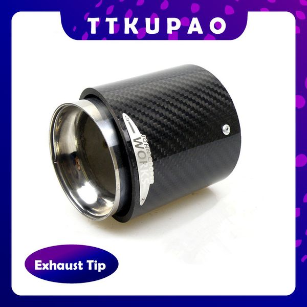 

1 шт автомобиль углеродного волокна выхлопной наконечник глушитель советы подходят для mini cooper r55 r56 r57 r58 r59 r60 r61 f54 f55 f56 f