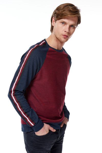 

trendyol male bicycle neck sweatshirt tmnss20sw0159, Black