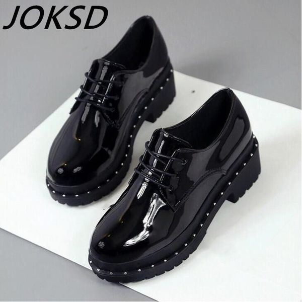 

women shoes genuine leather oxford shoes for women flats shoes woman ballet flats zapatos mujer big size wy77 y190704, Black