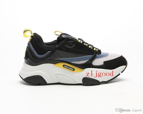

new level version b22 homme sneaker women men color matching leather stitching mesh lace-up sneakers casual shoes