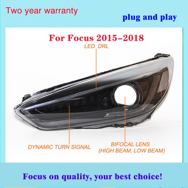 

car styling led headlights focus headlamp headlight casa for focus led headlight 2015-2018 head lamp