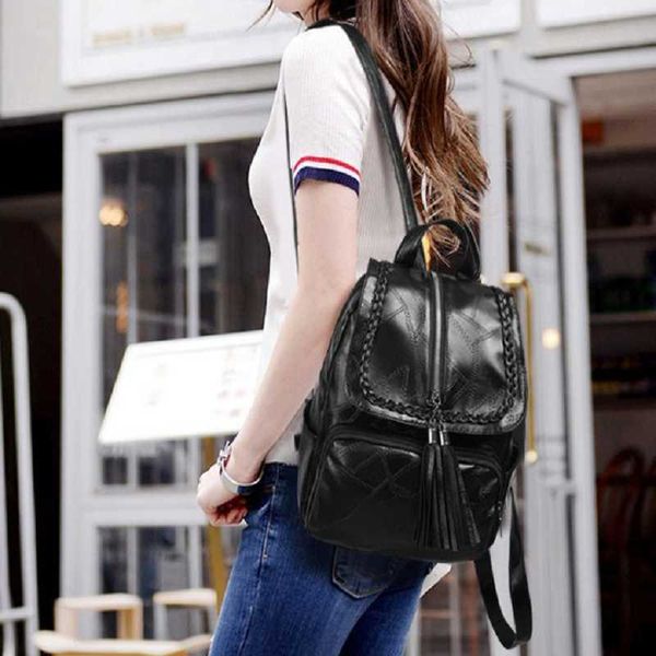 

2020 new backpack women pu backpack soft leather women bags bookbag mini