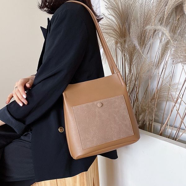 

women fashion single shoulder bag 2019 new scrub leather handbag and purse for lady girls designer tote bag ladies hand bags