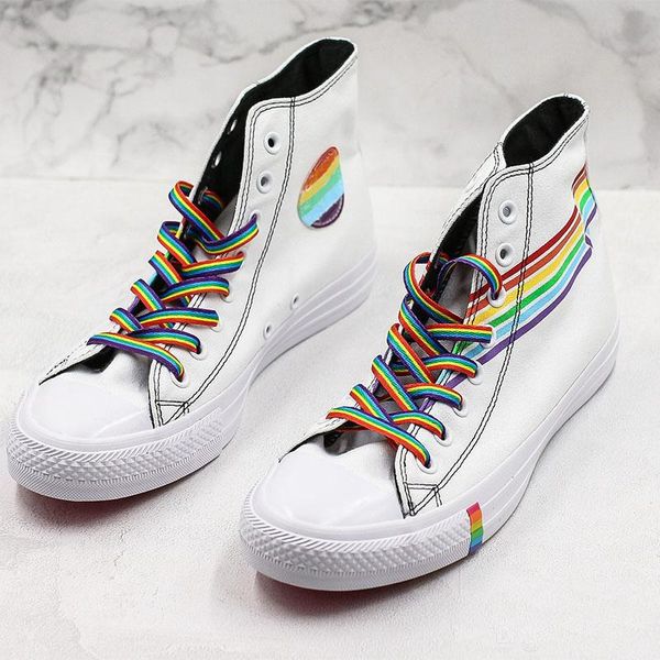 

1970 canvas athletic shoes chuck 70s classic 1970s canvas shoes 2020 new taylor couple rainbow shoeslace casual training sneakers, Black