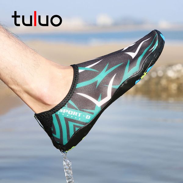 

tuluo water shoes men women quick dry barefoot breathable non slip sea beach swimming sneakers sports male aqua shoes